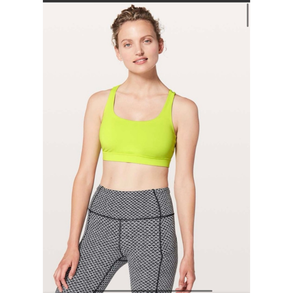 Women's Lululemon Sports Bra Green Size 6